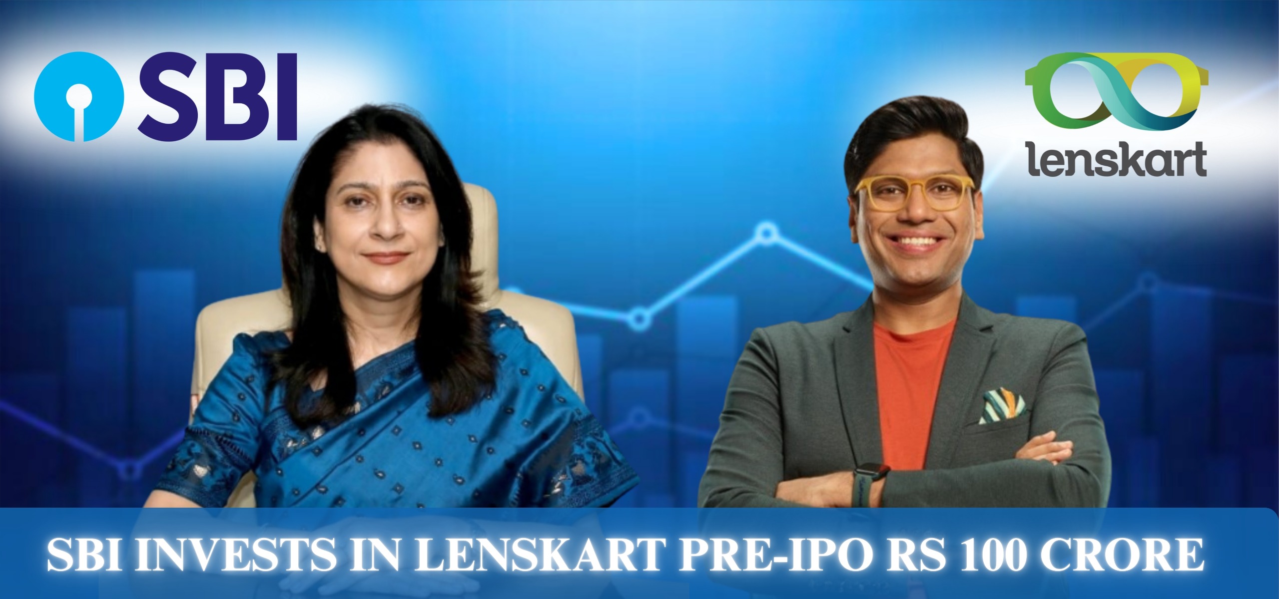 SBI Mutual Fund invests in Lenskart pre-IPO news graphic